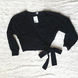 Wrap sweater